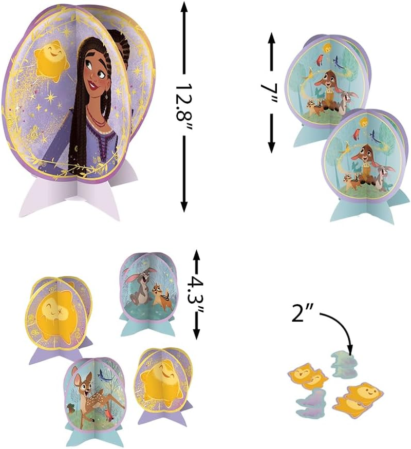 Table Centerpiece Kit (27 Pc Set) - High-Quality & Sturdy, Perfect Party Essential for Themed Parties & Events, Wish image number 5