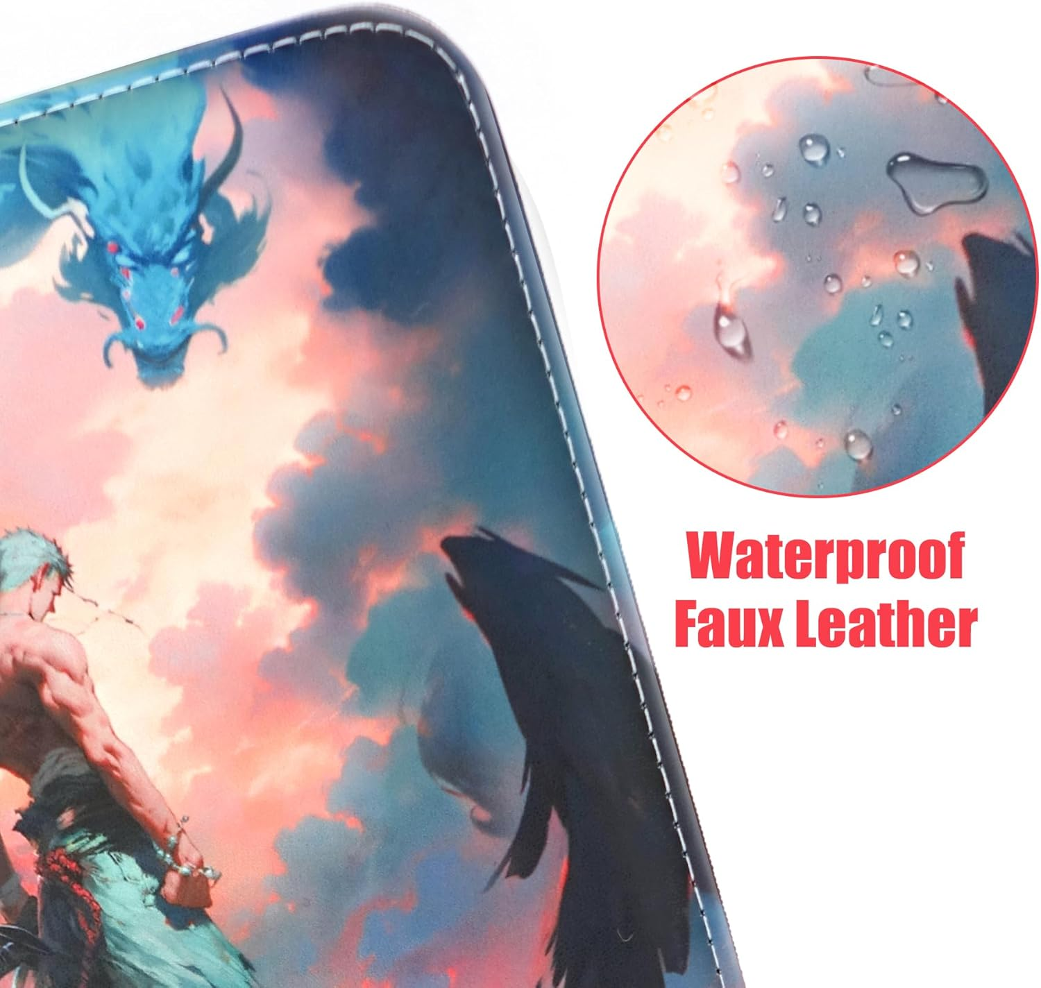 400 Pockets Trading Card Binder for One Piece Cards,Portable Waterproof Card Storage Book with Removable Sleeves, Children Gifts for Anime, Game, MTG and TCG Cards image number 3