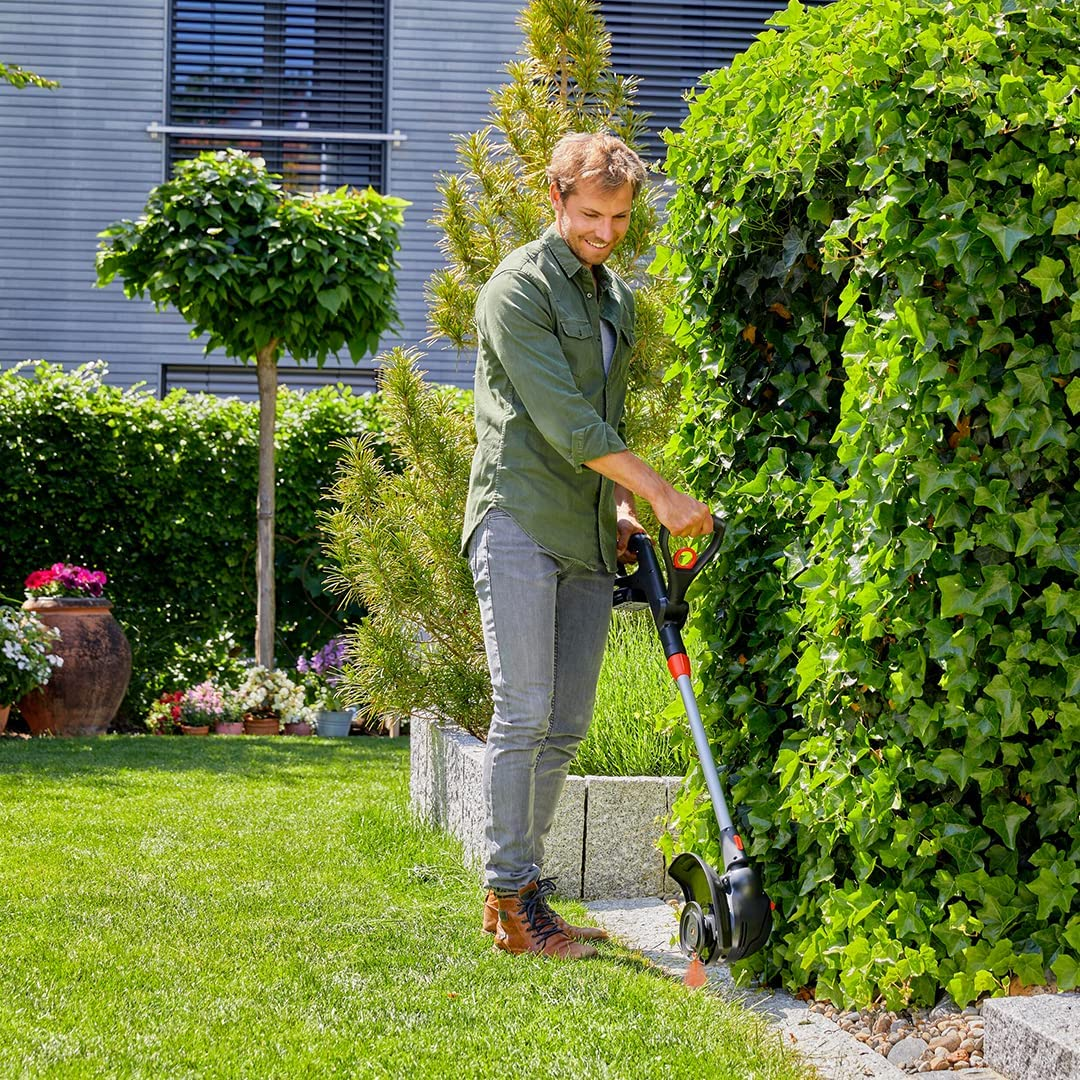 Gardena Battery Trimmer Comfortcut 23/18V P4A - 2.5Ah Battery and Charger Included Silver/Black/Turquoise/Orange 14701-52 image number 4