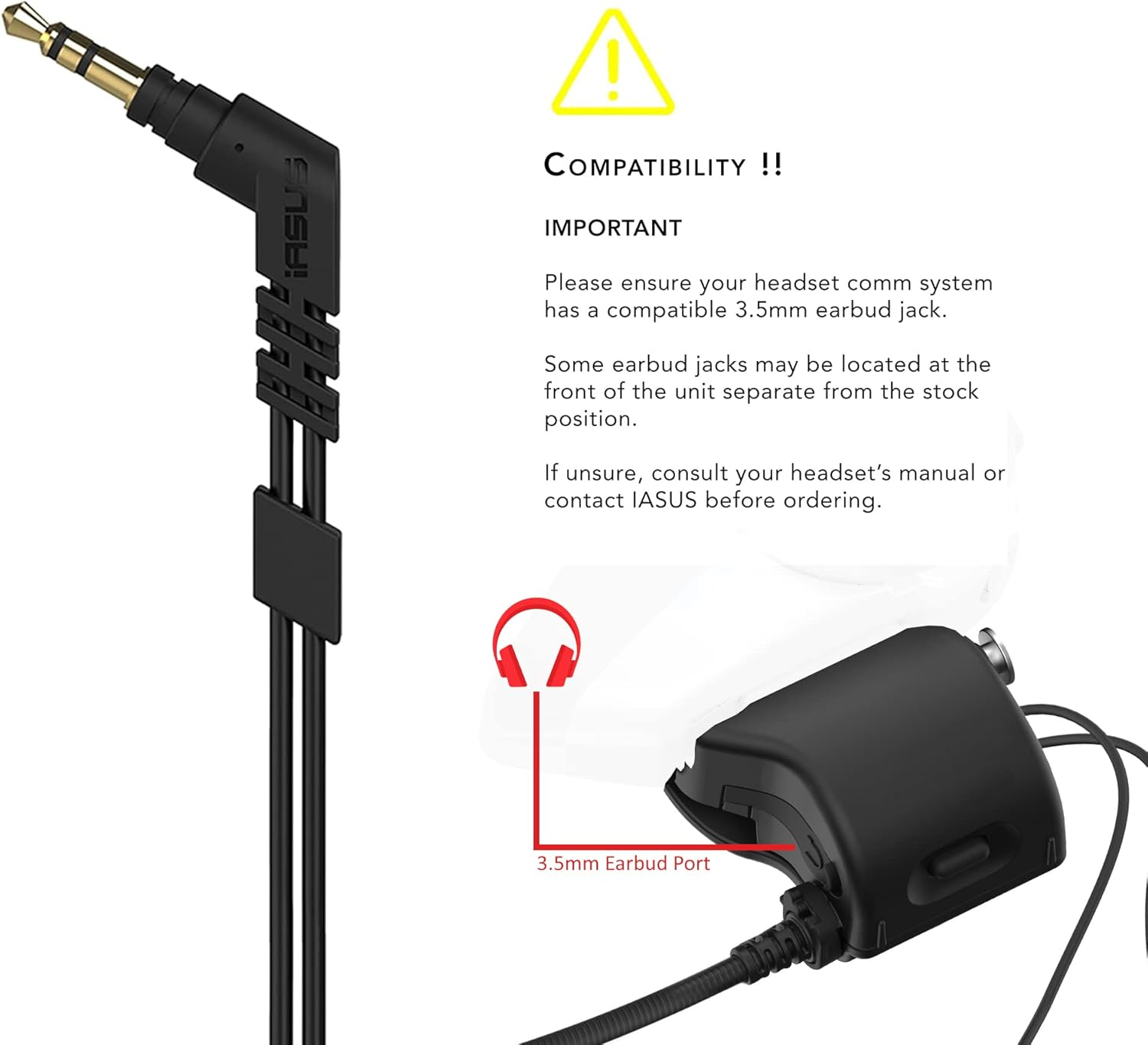 I a S U S Premium Audio Motorcycle Helmet Speakers Work with Most Helmet Comms with Earbud Ports - the Xsound 3 Drop in Helmet Headphones Speaker Kit Includes Accessories for a Quick Install