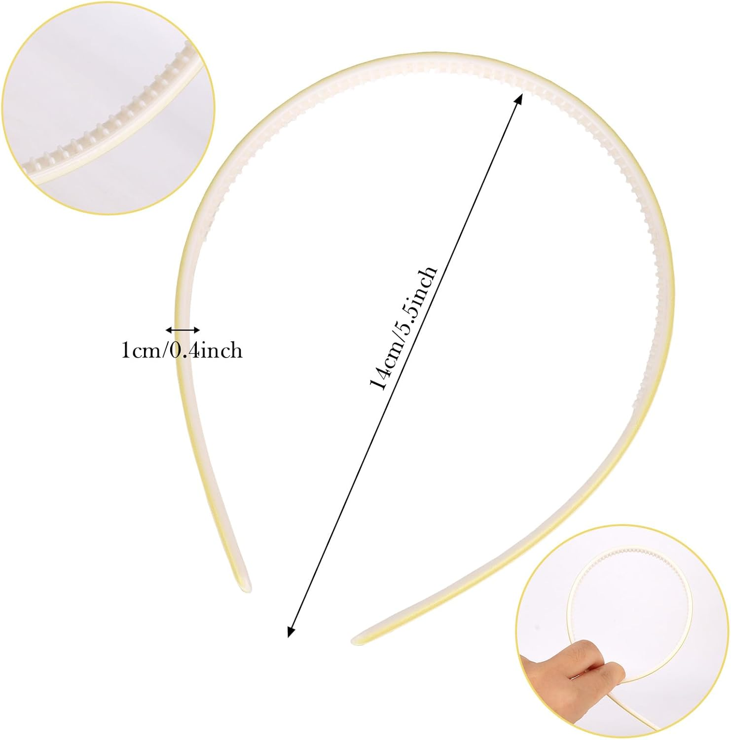 Bumlofa Set of 6 Colourful Rainbow Headbands, Women'S Set, Thin Headband Designs with Striped Pattern, Matching Hair Accessories for Headbands, Girls, Colourful Headband image number 1