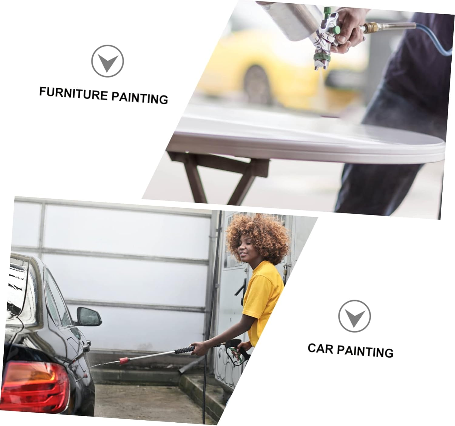 Masking Tape Protective Film Spray Painting Cover, Pre-Taped Masking Film for Car and Home Renovation, 1100Mm X 30M Painting Protection Sheet image number 3