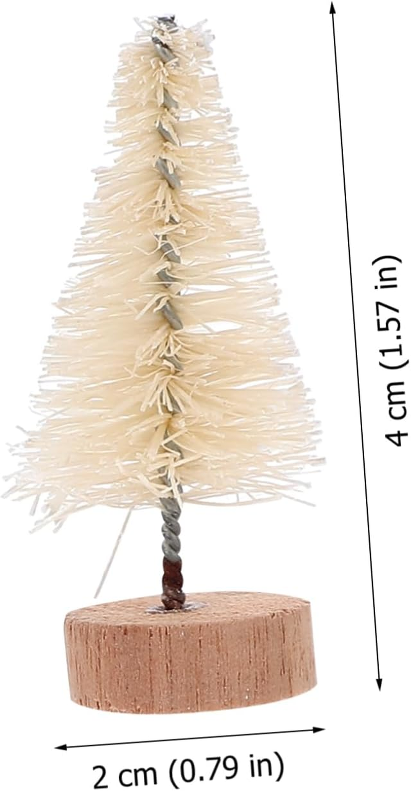 CANIGHT Mini Tabletop Christmas Trees Xmas Tree Decorations 36Pcs for Home Decorations