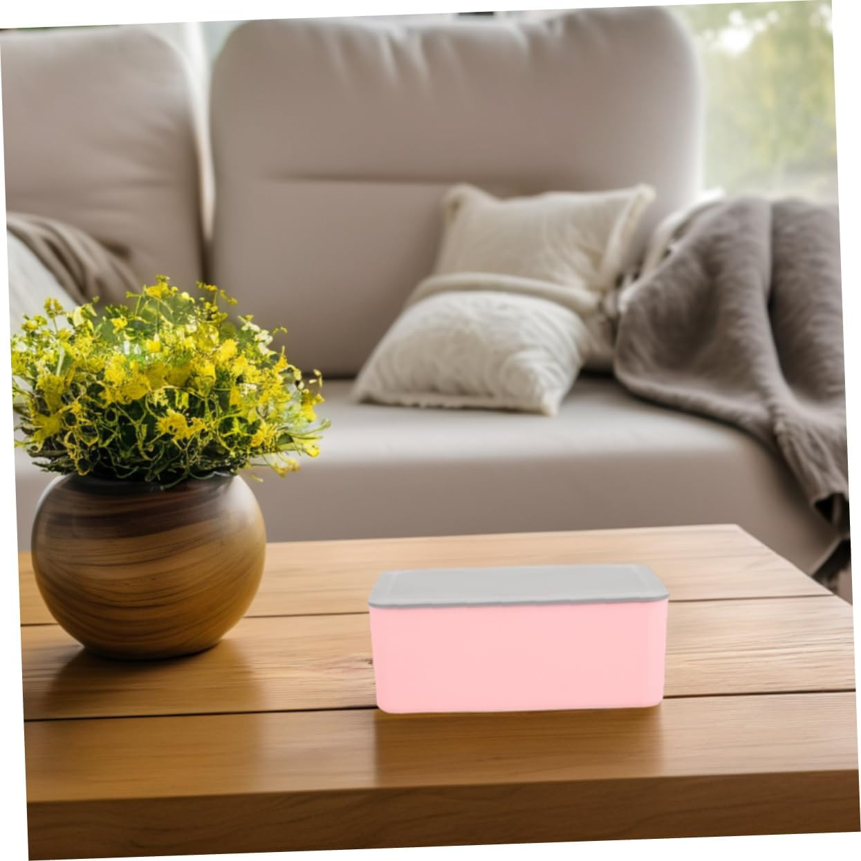 Ciieeo 2Pcs Household Wet Tissue Box Seal Portable Wet Wipes Box Wipes Dispenser Napkin Container image number 6