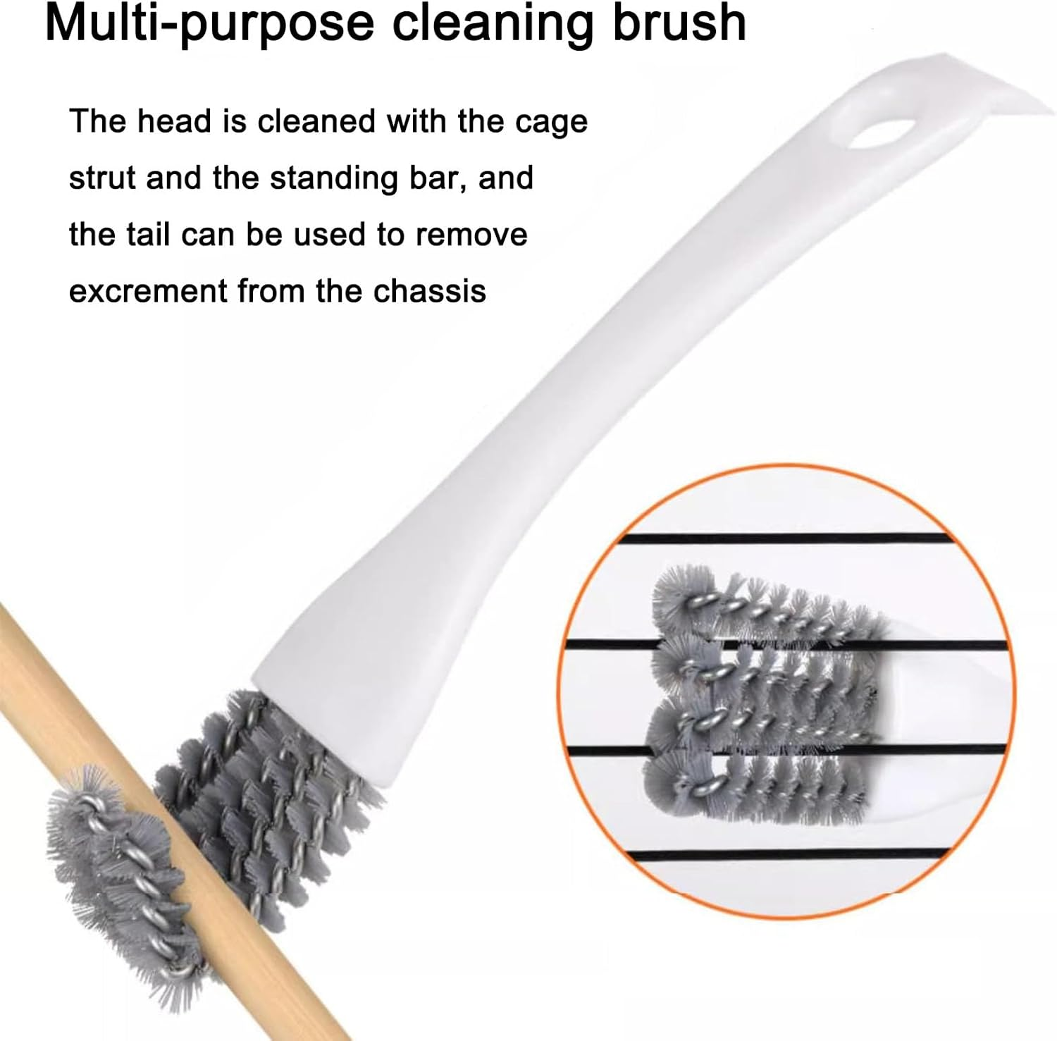 5-Pack Stainless Steel Bird Cage Cleaners &ndash; Poop Scooper for Parakeets, Small Animals &ndash; Easy Cage Cleaning Accessories image number 6