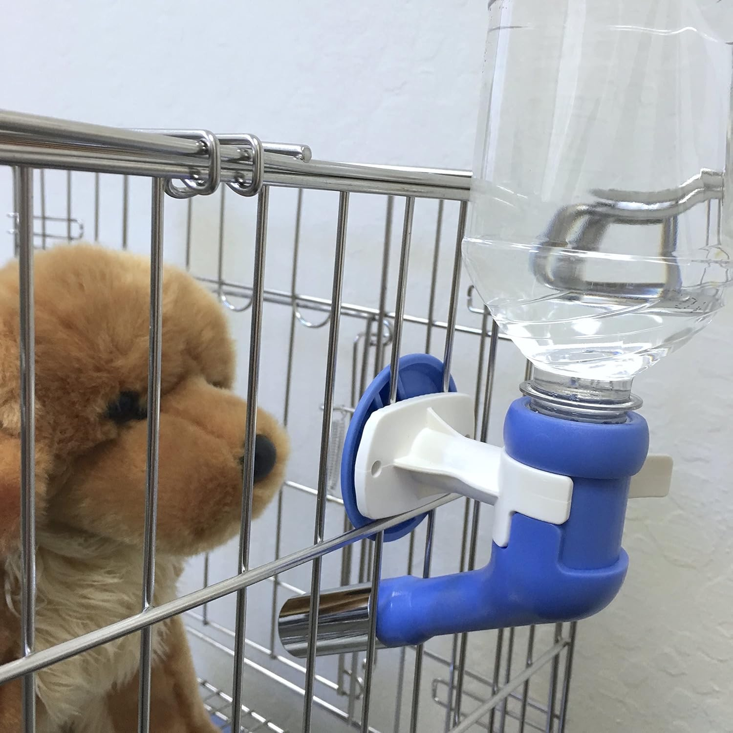 Choco Nose H570 Patented No Drip Large-Sized Dog Water Nozzle, Recommended for Medium to Large -Sized Dogs, Enlarged Sized Leak-Proof Nozzle, BPA Free, Nozzle Diameter: 22Mm (Blue/White) image number 5