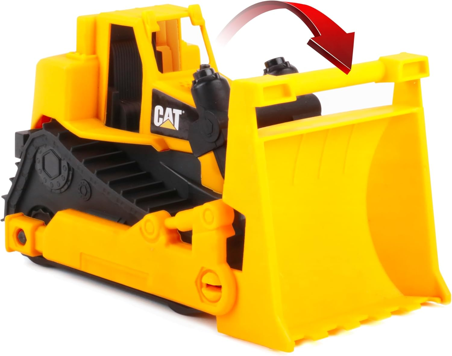 Funrise CAT Construction Fleet Bulldozer Toy, Yellow image number 4