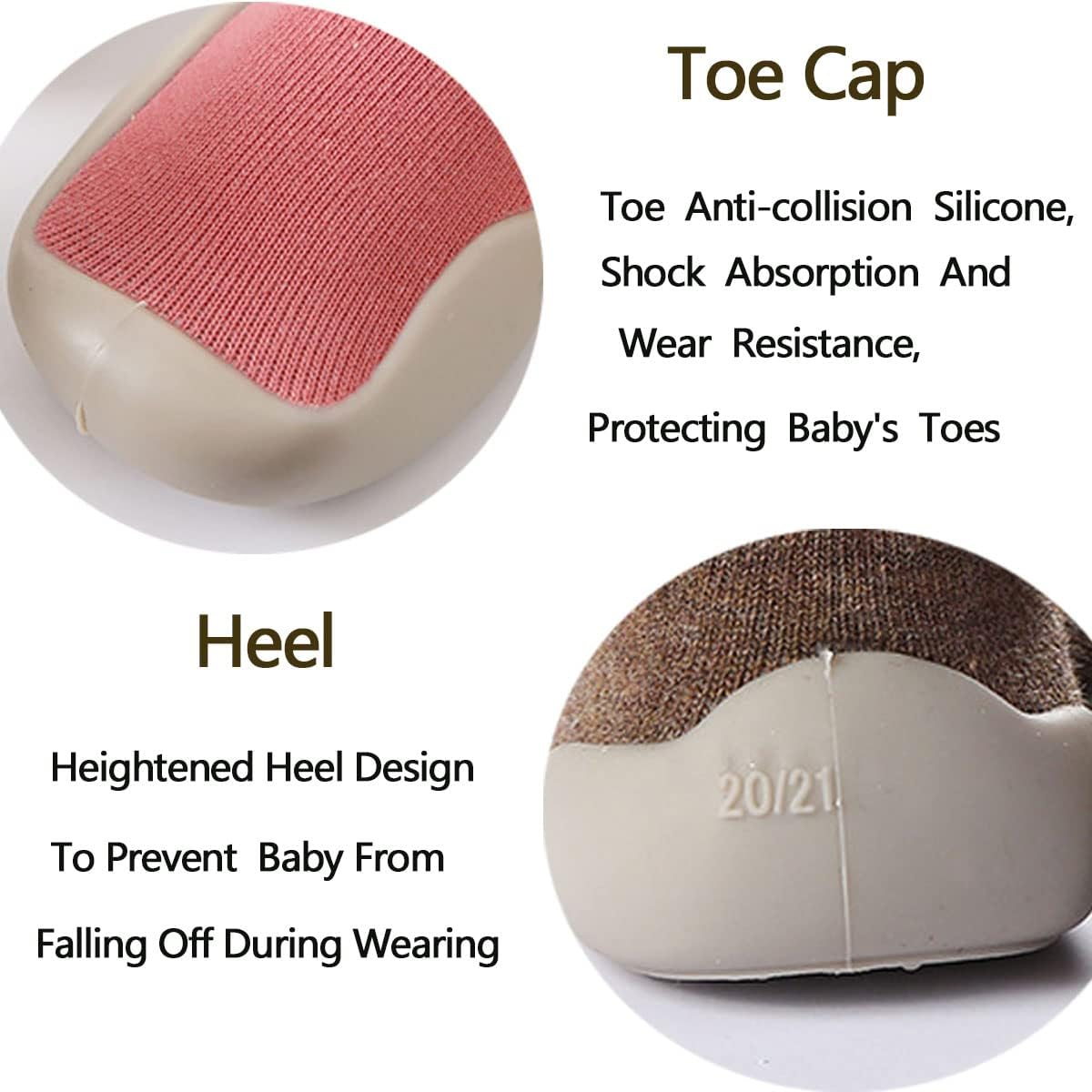 Toddler Baby First Walking Socks Shoes Cute Animal Anti-Slip Breathable Baby Girl Boys Floor Socks Indoor Outdoor image number 3