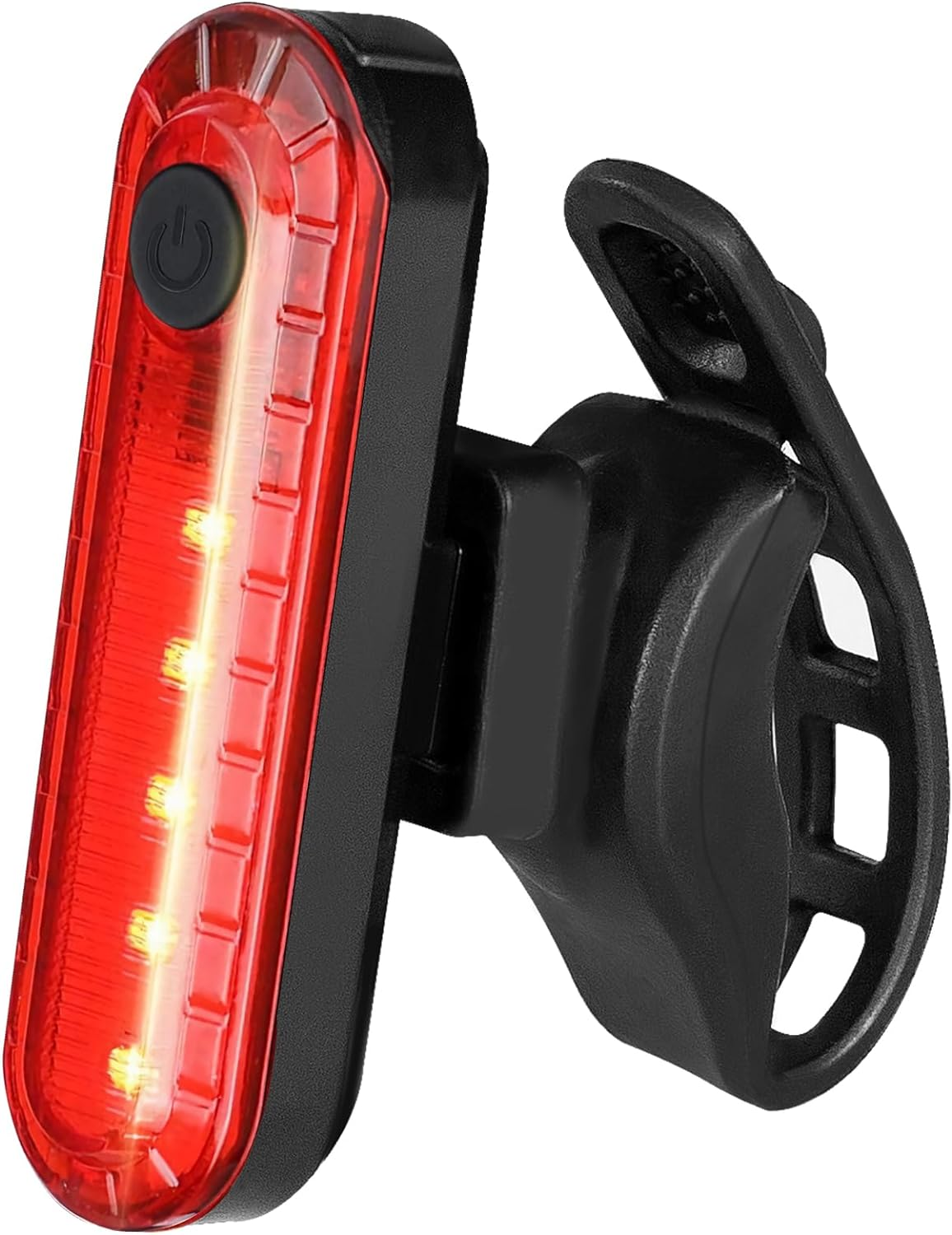Hakea Volcano Super Bright LED Rear Bike Light - USB Rechargeable Bicycle Light - Mount Cycle Light- Red Taillight - Waterproof- High Lumens Cycling Light- 4 Modes Selection - up to 12 Hours Battery image number 4