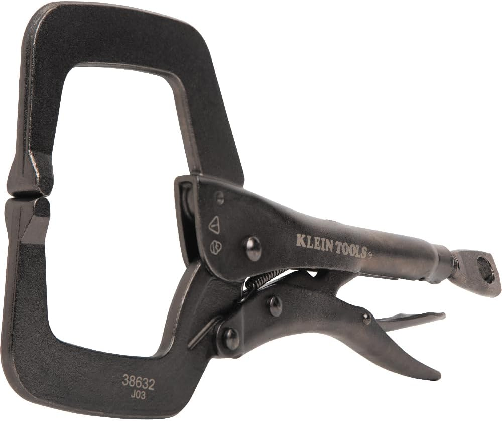 Klein Tools A-38632 C-Clamp Locking Pliers Standard-Jaws 11"