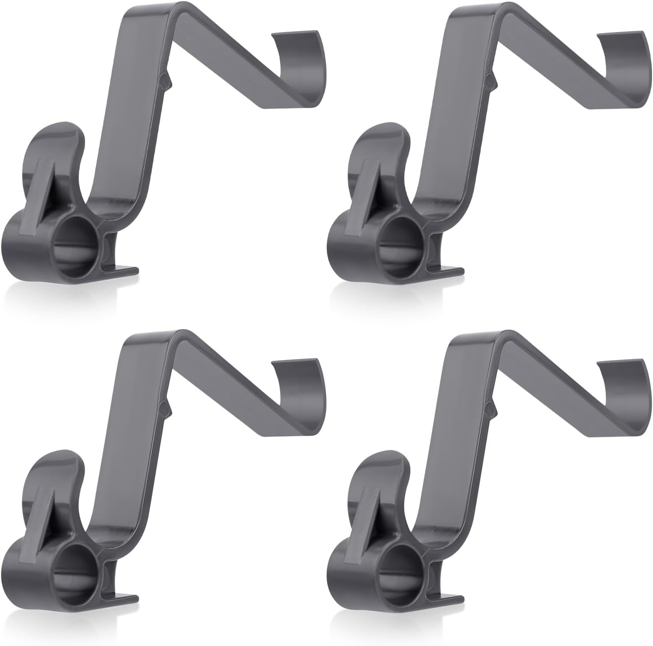 4Pcs Hooks for VW California, Hooks with Multifunctional Eyelet for VW California Beach Ocean Coast Comfortline T5 T6 T6.1 VW California Accessories (Black)