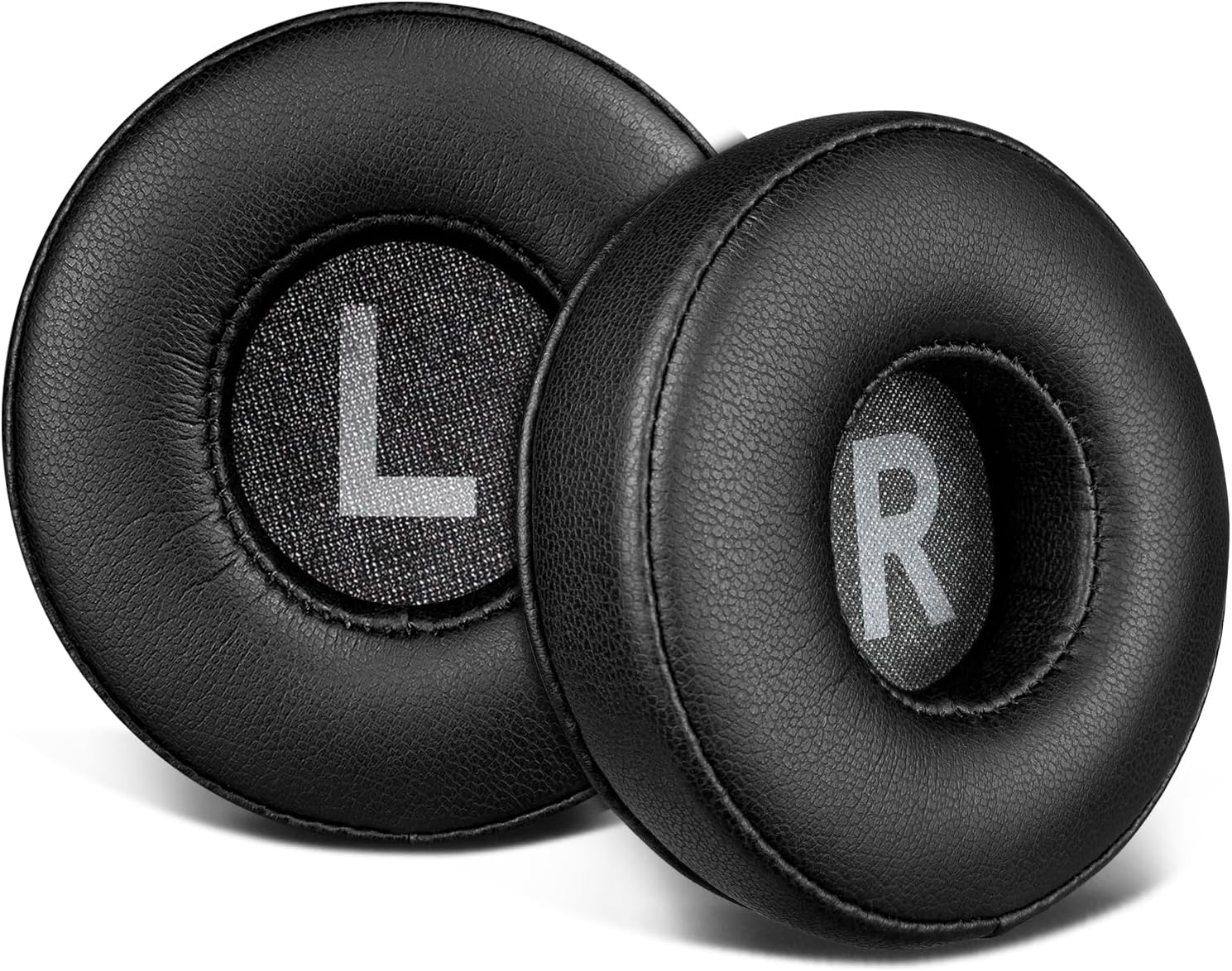 SOULWIT Earpads Replacement for JBL Tune 450Bt/Tune 460Bt/Tune 500Bt/Tune 510Bt/Tune 520BT/JR 300BT/JR 310Bt/E40Bt/Junior 320BT, Ear Pads Cushions with Soft Protein Leather - Black