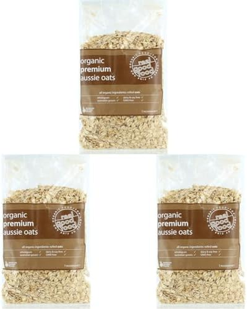 Real Good Food Organic Premium Aussie Rolled Oats 1 Kg, image number 3