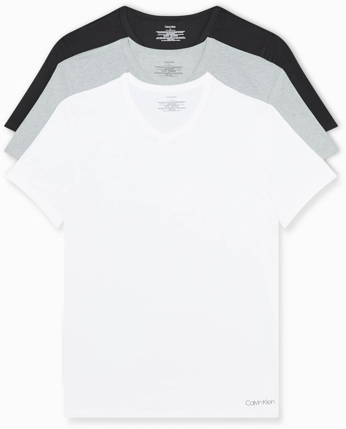 Calvin Klein Men'S Classic Cotton V Neck T-Shirt 3 Pack