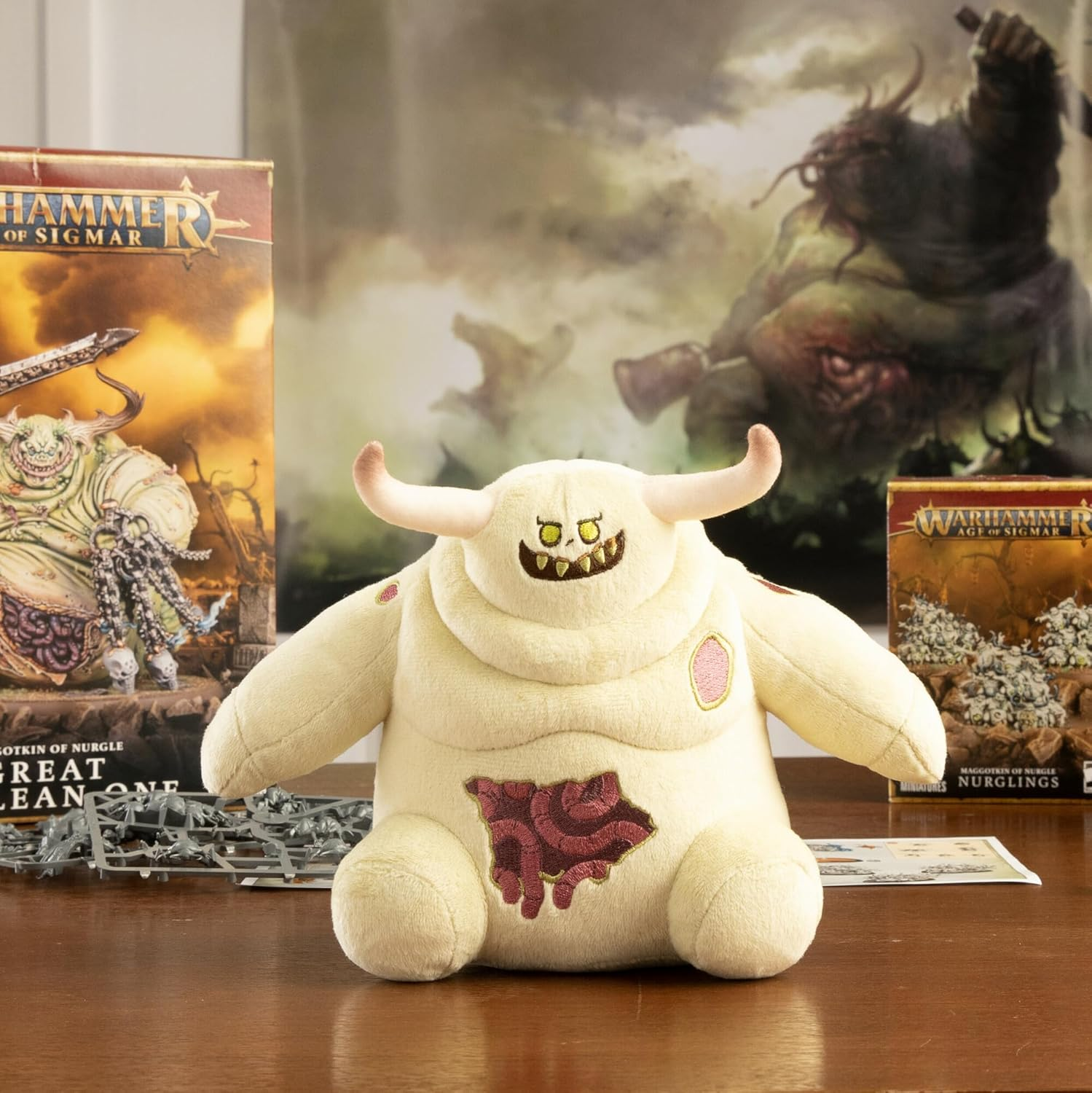 Tomy Warhammer Plush Nurgling: Little Unclean One Roleplay Toy