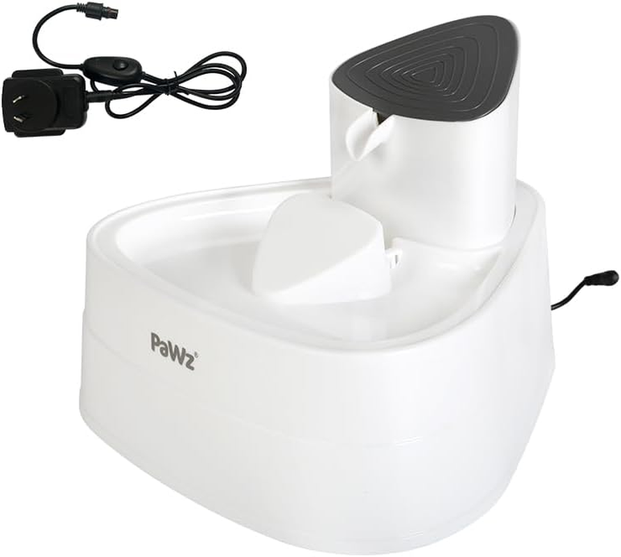 Pawz Electric Smart Pet Water Fountain Drinking Dispenser Flowing Cycling Filter 3L for Cats & Dogs, Four-Stage Water Filtration, Easy Clean Design, Filter Included image number 2