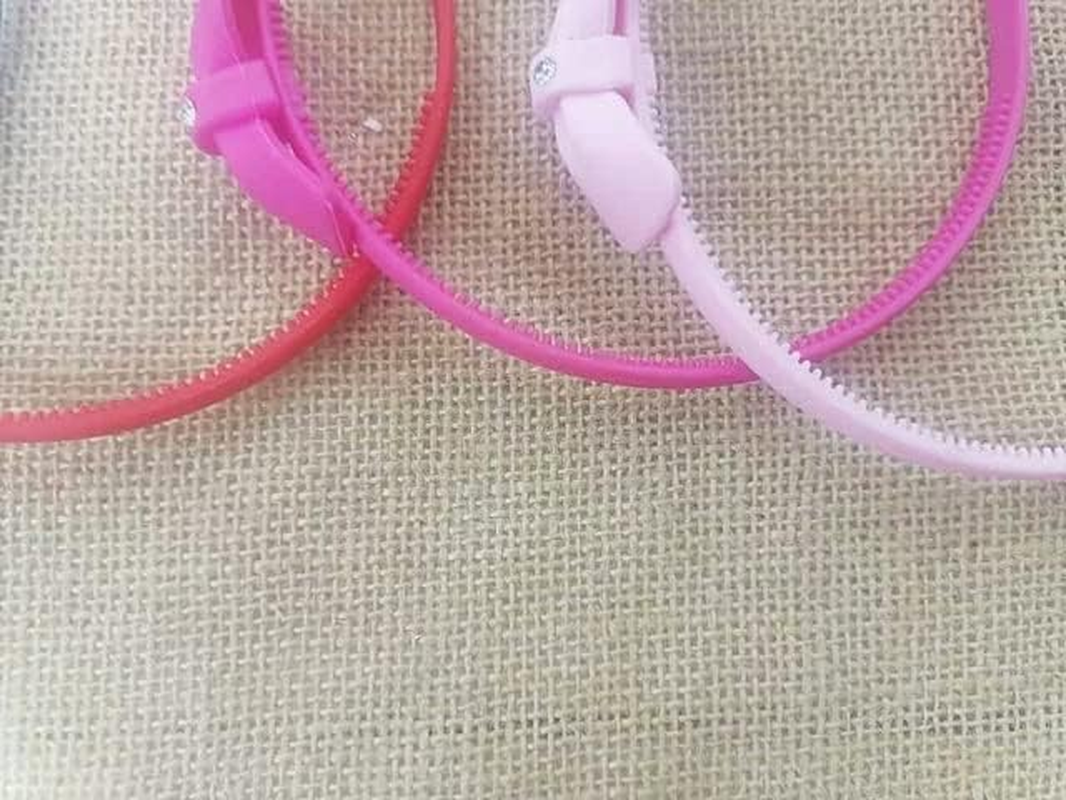 12Pcs Bowknot Head Piece Bow Tie Headband Hair Loop 8Mm image number 1