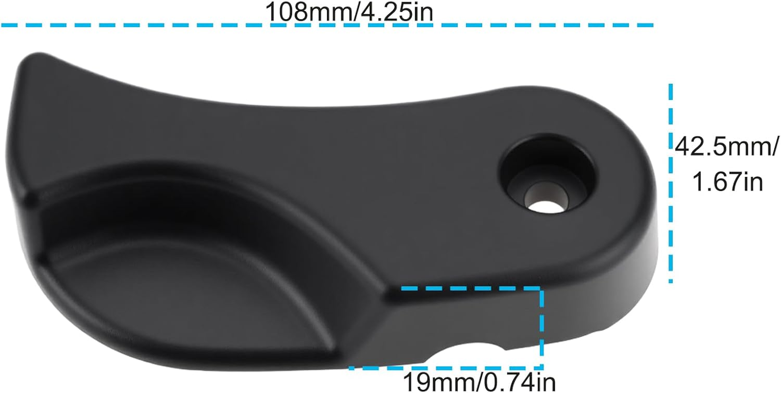 Car Hood Release Handle Actuation Lever 51237058117 7058117 Compatible with BMW 1 E81 E88 X1 E84 3 E90 6 Series F06 F13