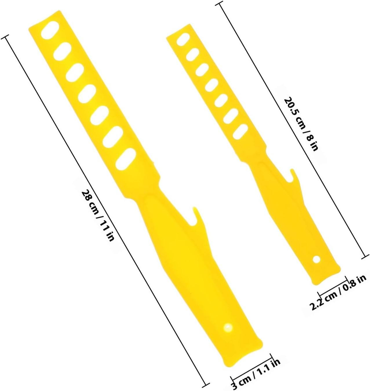 Operitacx Reusable Paint Stirring Rods 2-Pack Lightweight Manual Paint Mixing Sticks for Epoxy Coatings Crafts and DIY Projects image number 1