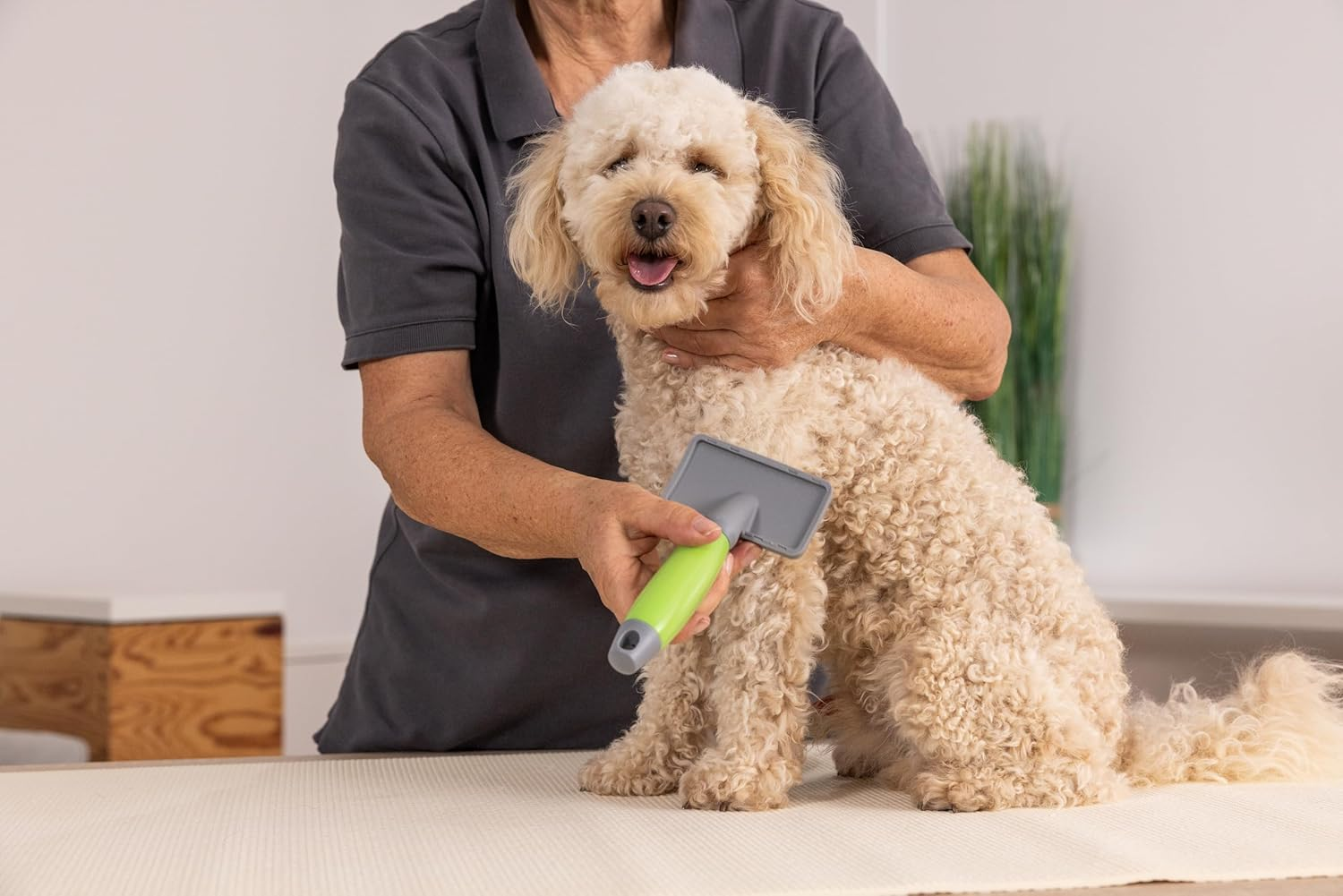 Moser Slicker Brush, Size M - for Medium Dogs image number 3