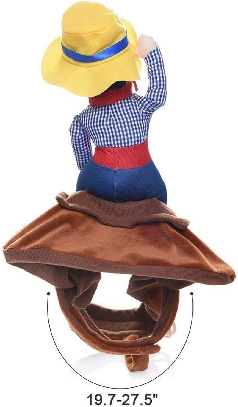 Dog Costume Pet Set Denim Rider Style (Style1, M) image number 4