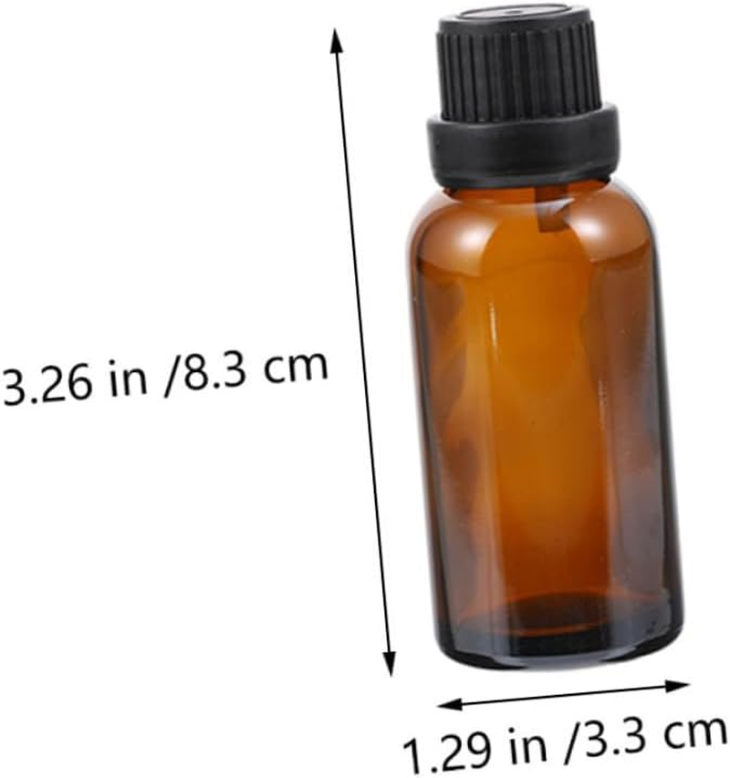 Beavorty 10Pcs Essential Oil Glass Bottles Perfume Container for Aromatherapy Massage Oils Cosmetics View for Easy Filling and Tracking image number 3
