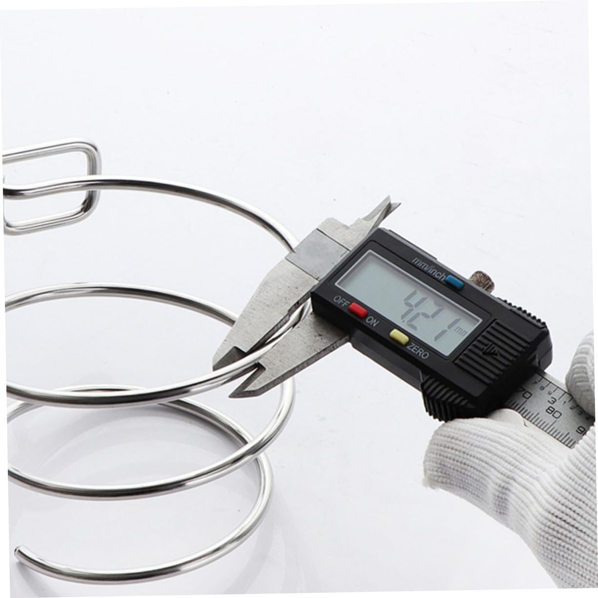 ERINGOGO No-Drilling Stainless Steel Hairdryer Rack Holder Wall-Mounted Hair Dryer Stand Space-Saving Washbasin Rack image number 4