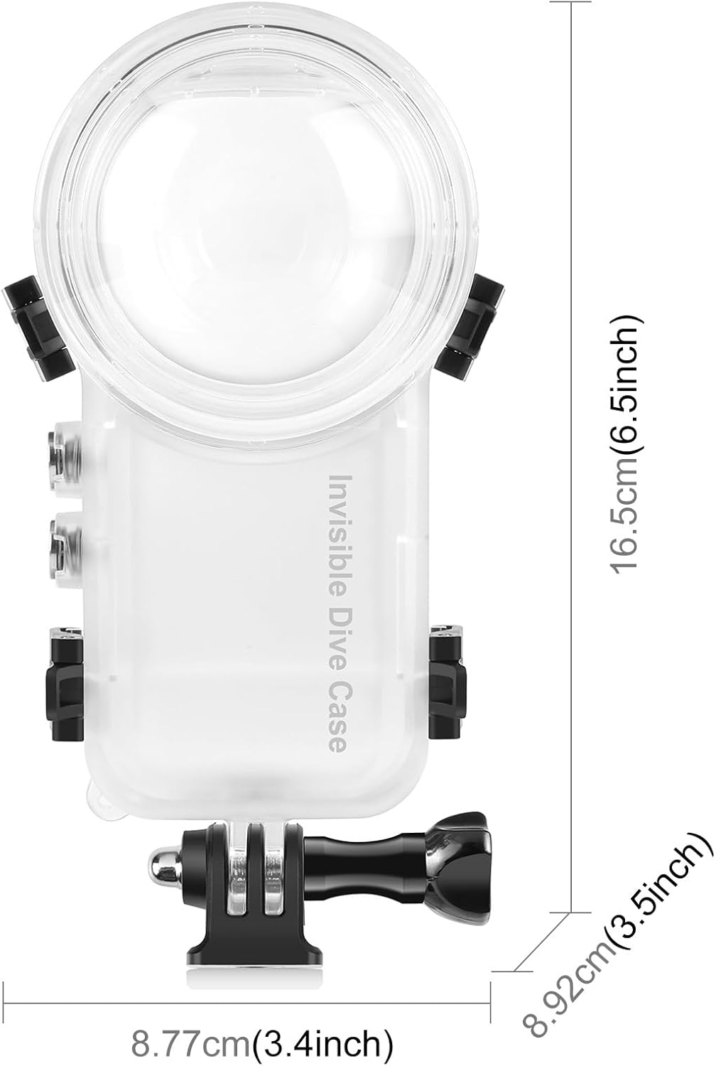 Invisible Protective Diving Waterproof Housing Case for Insta360 One X4 Action Camera image number 4