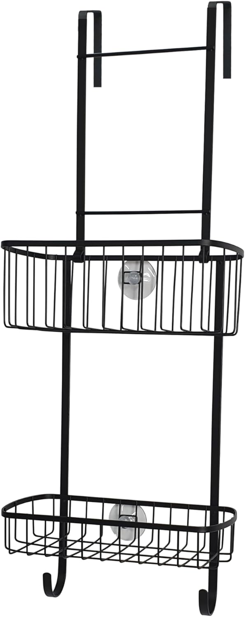 L.T. Williams over Screen Swing Arm Shower Caddy, Black