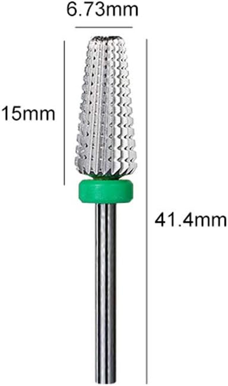 Carbide Nail Drill Bit 5 in 1 Rotary Bit for Professional Electric Nail File for Left and Right Handed Acrylic or Hard Gel Remover image number 1