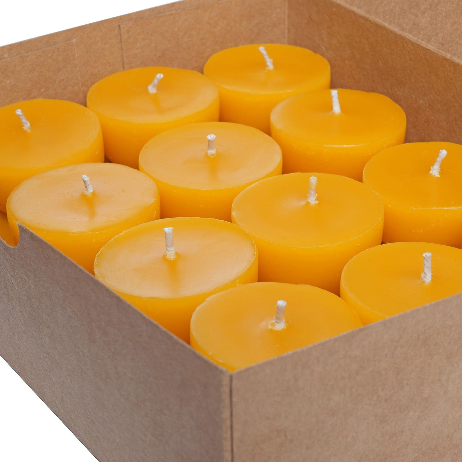 Beeswax Tea Lights Candles Bulk Refills (30) image number 4