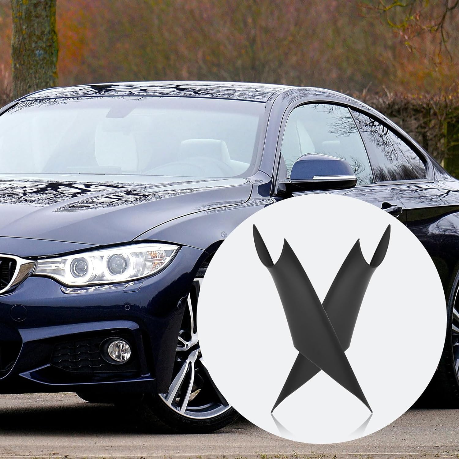 Gosknor Interior Door Pull Handle Covers Replacement, Door Handle Covers for 3 Series 320 328 330 & 4 Series 428 435 image number 1