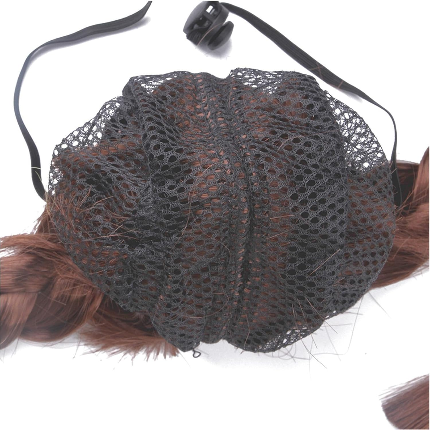 Dog Cosplay Wig,Brown Double Long Braid Cat Wig - Pet Cosplay Dog Wig for Halloween, Parties, Festivals Funny Pet Wig for Small Medium and Large Dogs image number 4