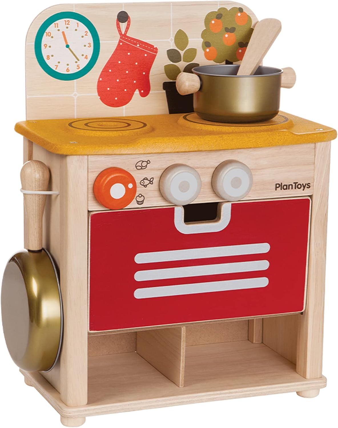 Plan Toy Tea Set(Solid Wood Version)