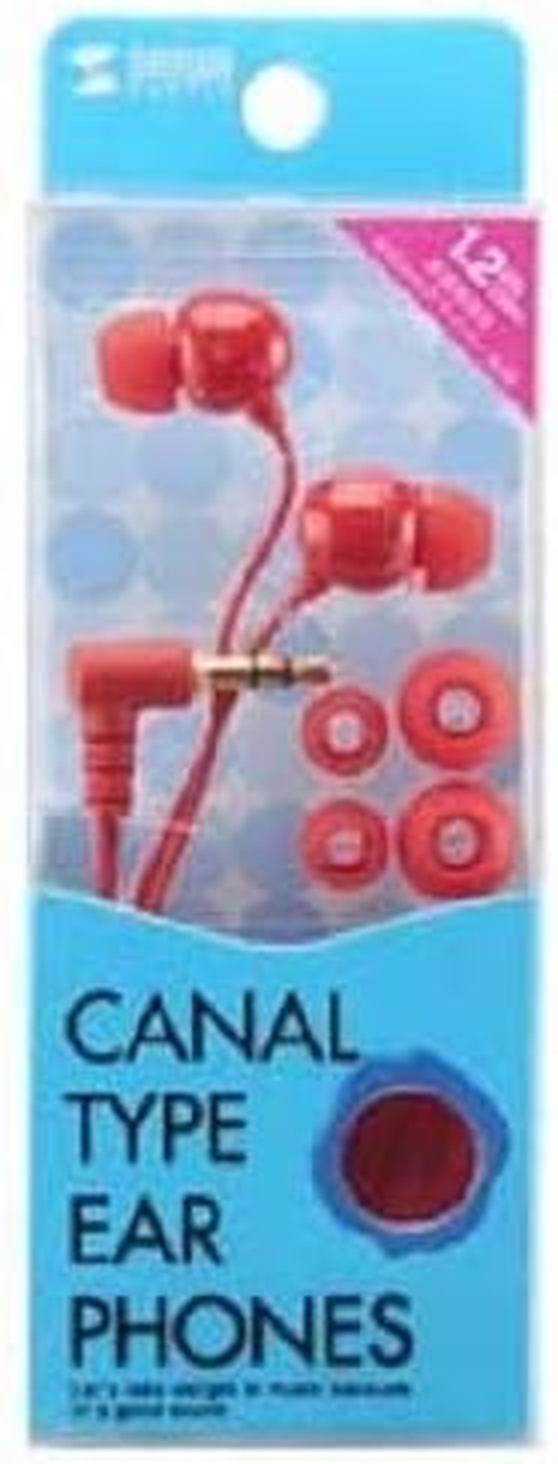 Sanwa Supply MM-HP117R Stereo Earphones (Red)