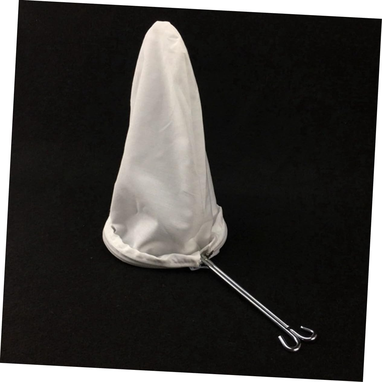 COHEALI Reusable Milk Tea Filter Bag Strainer for Drip Coffee Tea Brewing Stainless Steel Handle S