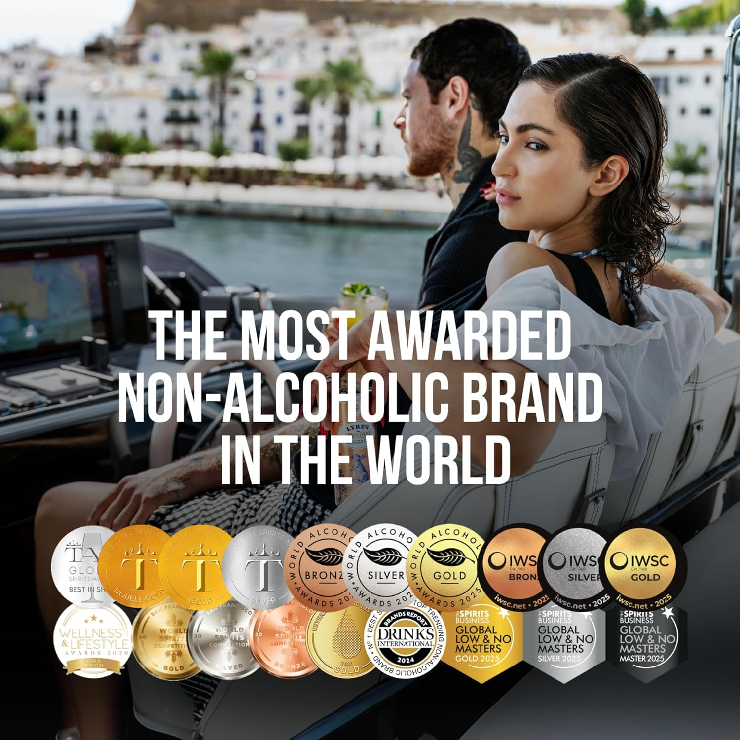 Lyre'S Non Alcoholic Amaretti, Award-Winning Non Alcoholic Amaretto Alternative, Zero Proof Spirit for Non Alcoholic Amaretto Sours, Cocktails and Dessert Drinks (700Ml) image number 1