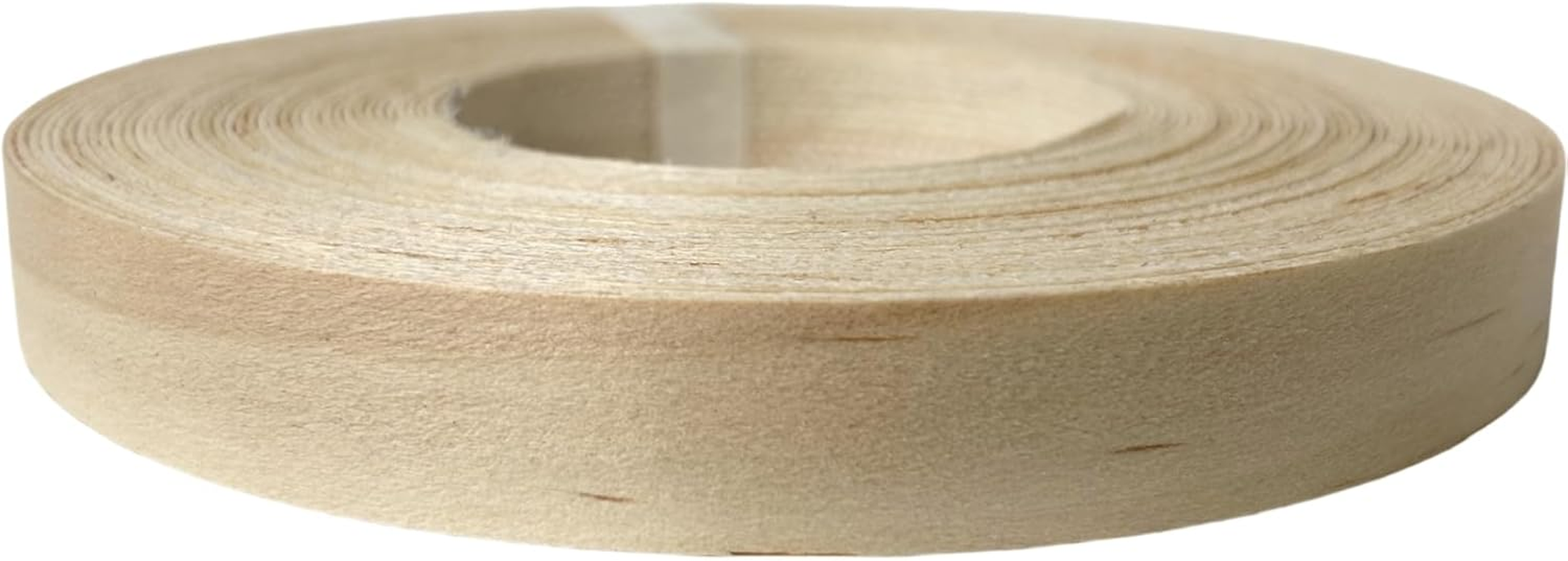 Preglued New Zealand Pine Wood Veneer Edging, Plywood Edge Banding, Flexible Wood Tape, Iron on Easy Application Veneer Edging with Hot Melt Adhesive Back (5Cmx15M) image number 4