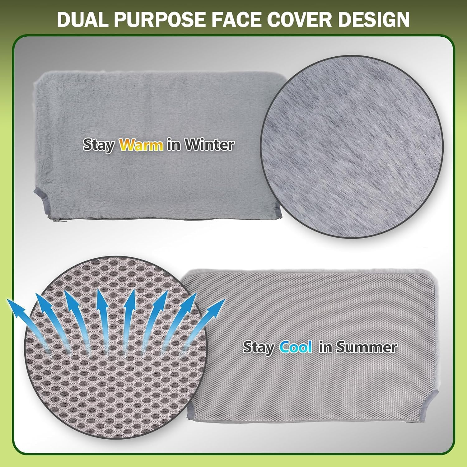 CYBERNOVA Foldable Cat Window Perch, Cat Hammock,Cat Window Bed for Indoor,Robust and Stable Cat Window Hammock with 4 Strong Suction Cups, Sturdy Metal Frame Cat Still Bed for Cats (Gray)