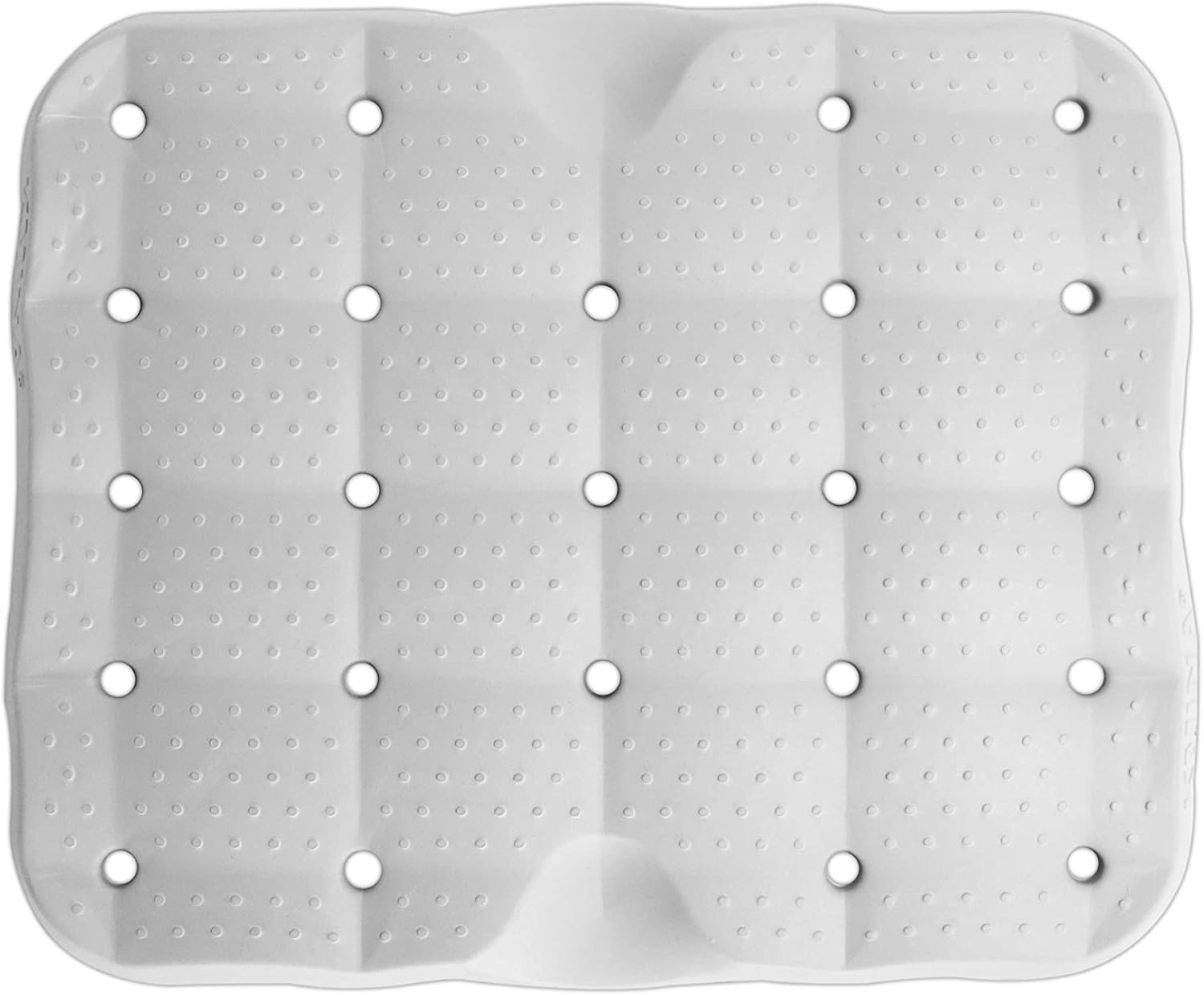 KMINA - Shower Seat Cushion Waterproof (15.5&rdquo;X12.5&rdquo;X1.3&rdquo;, Stool Not Included), Bath Seat Cushion for Elderly, Bath Chair Cushions for Seniors, Kneeling Pads, Stadium Seat Cushion - Made in Europe