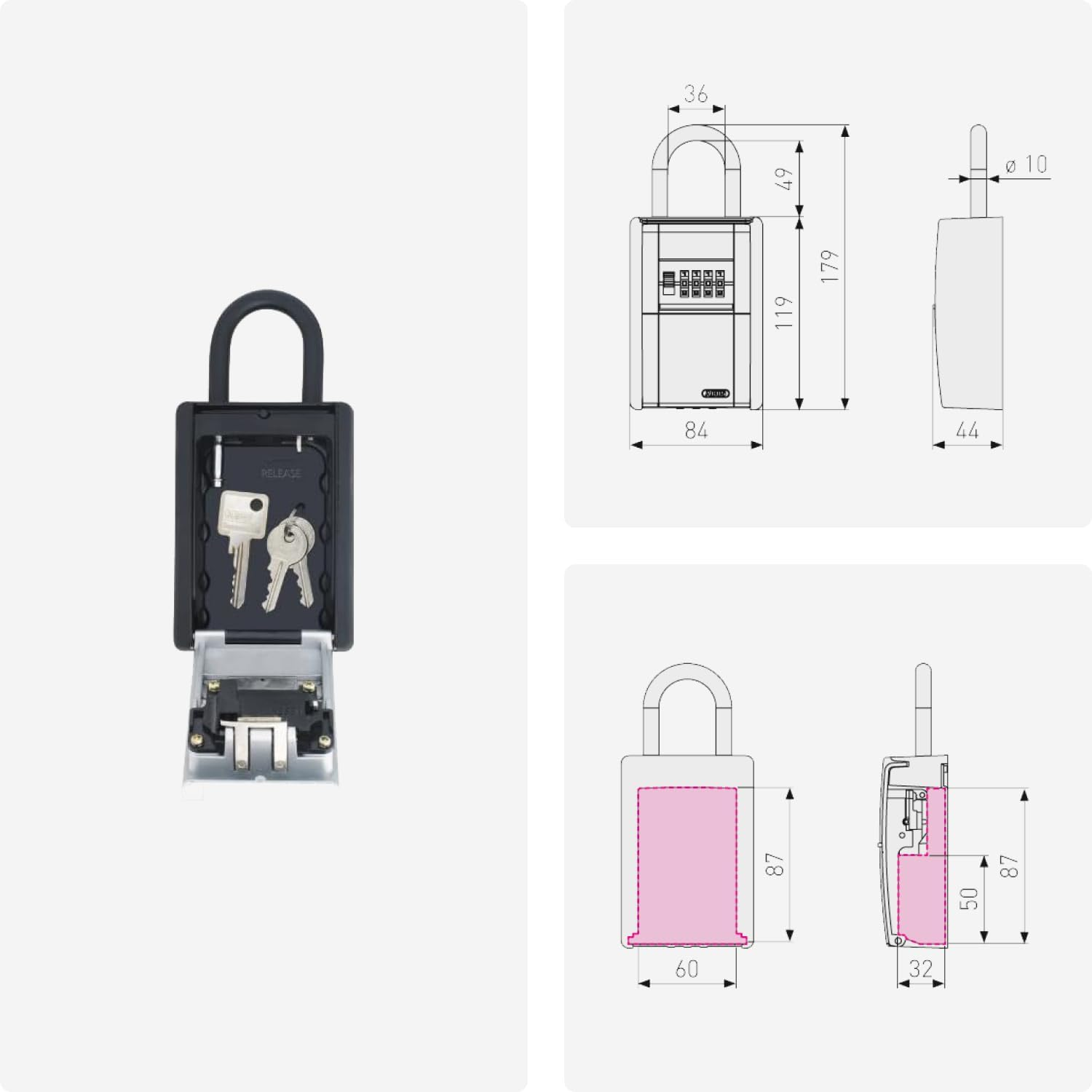 ABUS 797 Key Safe Box image number 2