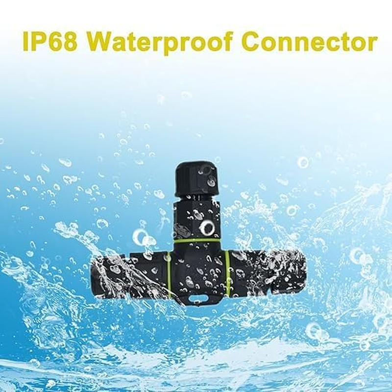 FARLINK M16 Waterproof Wire Connectors, 3 Pin Electrical Connectors for 3.5-10Mm Cables(Ac 240V 13A) Includes Live & Neutral & Earth Wires(3 Way 3 Pin(2 Pack)) image number 4