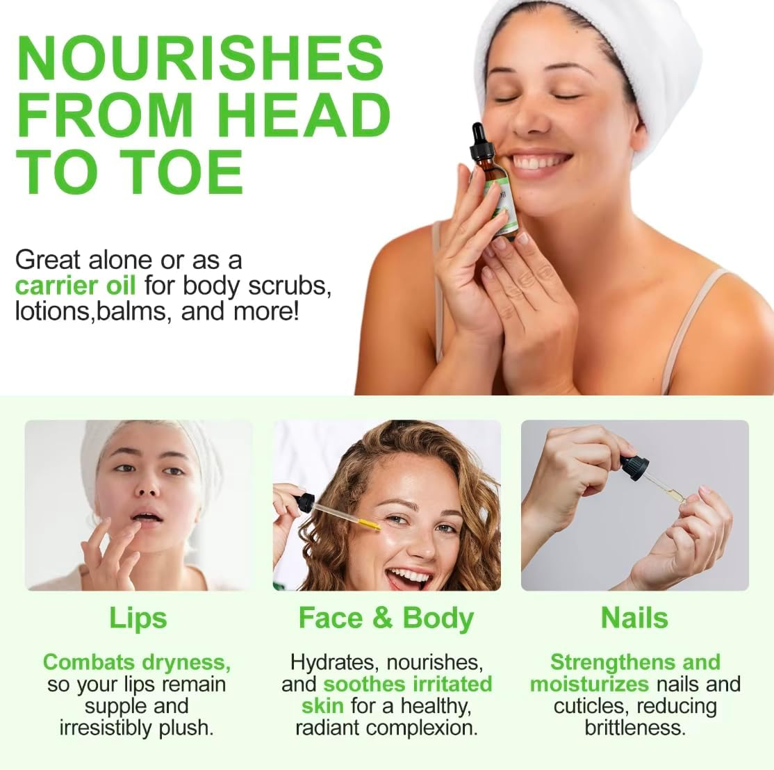 Neem Oil &ndash; Cold-Pressed Botanical Oil for Hair, Scalp & Skin &ndash; Natural, Vegan, Hexane-Free &ndash; 60Ml image number 1