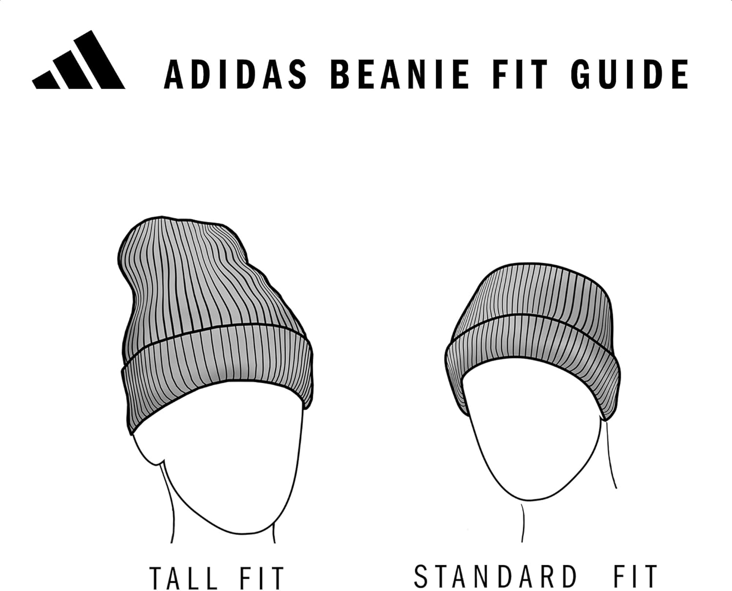 Adidas Mens Creator 3 Beanie &ndash; Skull Cap Winter Hat - Black/Carbon Grey/Onix Grey image number 3