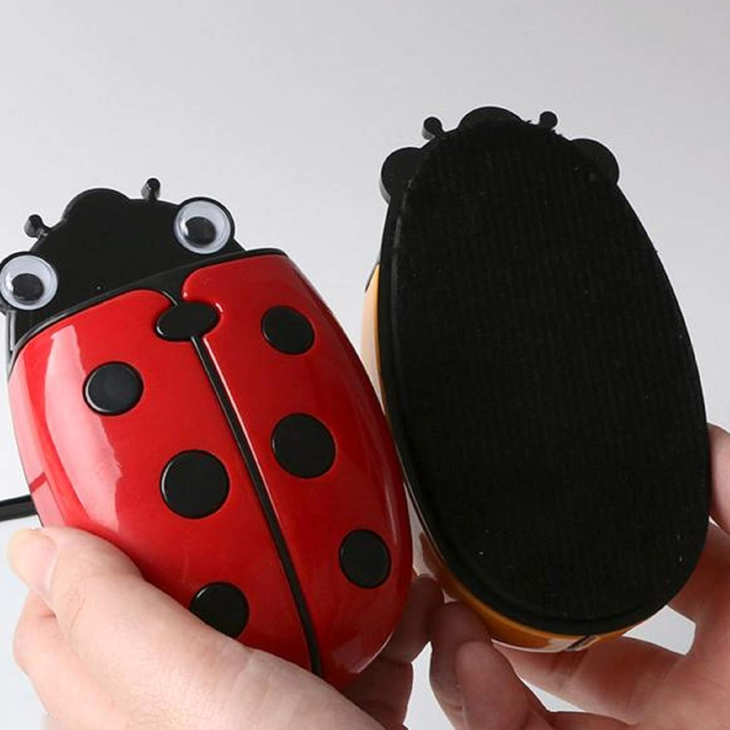 Magnetic Whiteboard Eraser,Dry Erase Eraser,Whiteboard Markers Eraser,2 in 1 Cute Dry Erase Erasers and Marker Holder for Whiteboard,Refrigerator,Suitable for Classroom,Home and Office (Red, One Size)