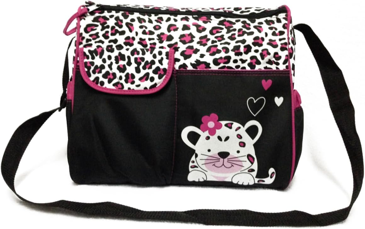 Hohopeti Multi-Functional Mummy Handbag Baby Diaper Nappy Travel Bag Cartoon Design 39 * 32 * 15Cm Adjustable Shoulder Strap image number 2