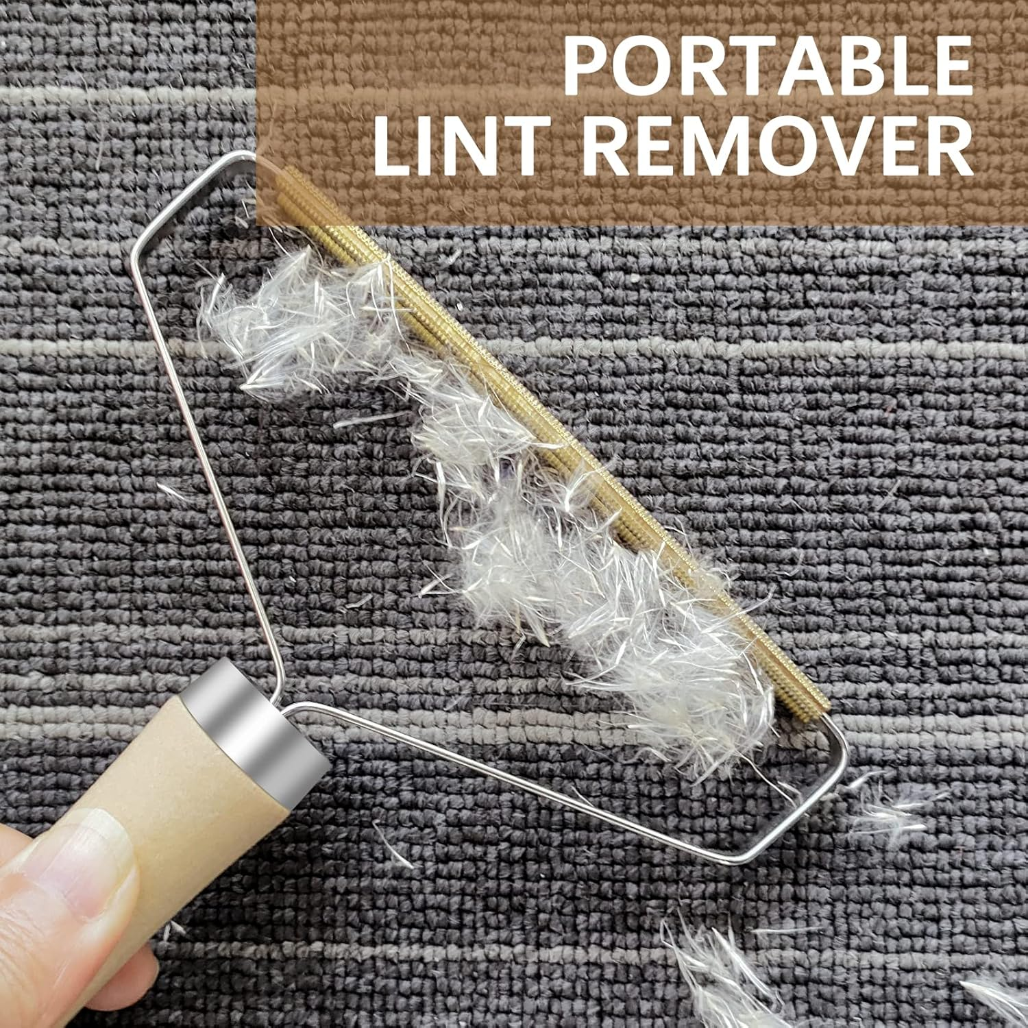Lint Remover Pet Hair, Lint Shaver for Clothes and Carpet, Pet Hair Remover Sofa, Magic Paws Lint Brush, Cat Hair Remover, Lint Remover image number 4