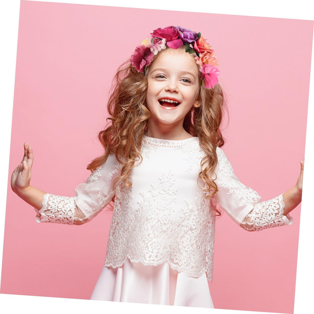 Halloween Headband Headdress for Halloween Parties Floral Hair Band for Women Festival Costume Cosplay Accessory Holiday Party Decoration image number 1