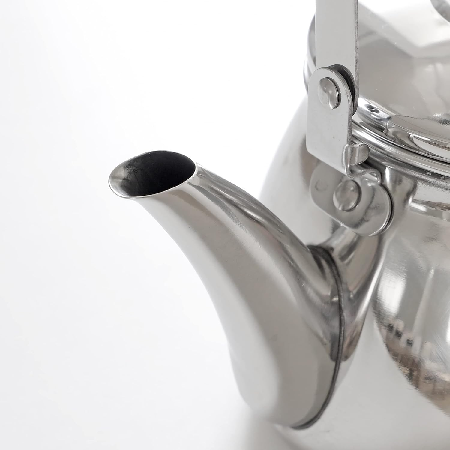 Pearl Metal Molty HB-5642 18-8 Stainless Steel Wide Mouth Kettle, 0.4 Gal (1.6 L), Tea Strainer, Compatible with All Heat Sources image number 5