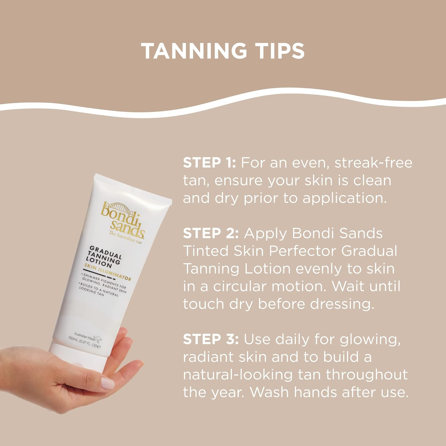 Bondi Sands Skin Illuminator Gradual Tanning Lotion 150Ml image number 5